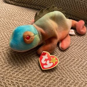 Ty Beanie Baby Iggy Multi Colored